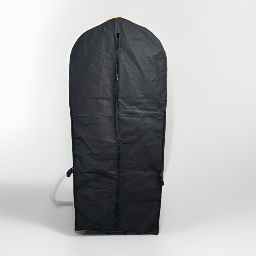 SuitSupply Garment Bag OS Blue Foldable Travel Suit Carrier Zipper Pockets